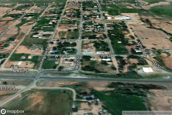 metal roofing installation in Dietrich ID 83324 - Aerial View