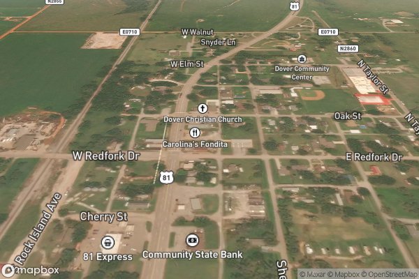 metal roofing installation in Dover OK 73734 - Aerial View