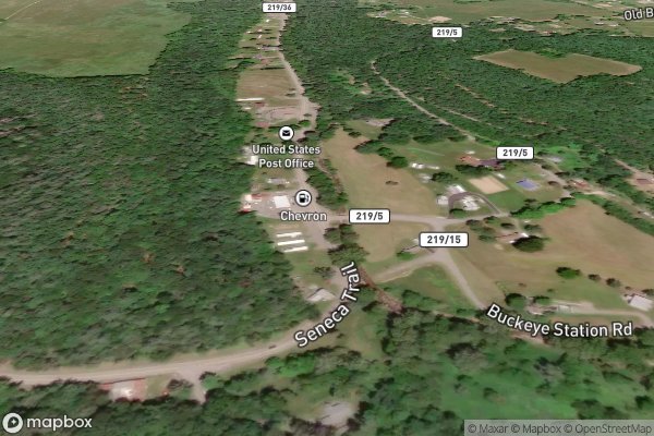 metal roofing installation in Buckeye WV 24924 - Aerial View