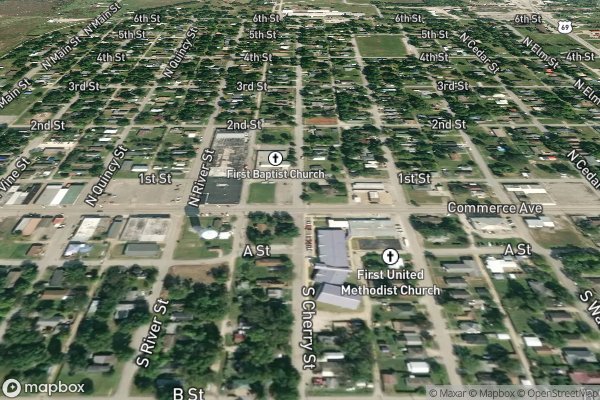 metal roofing installation in Commerce OK 74339 - Aerial View