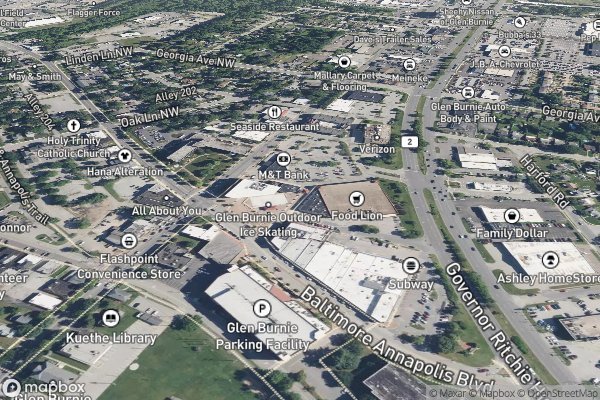 metal roofing installation in Glen Burnie MD 21060 - Aerial View