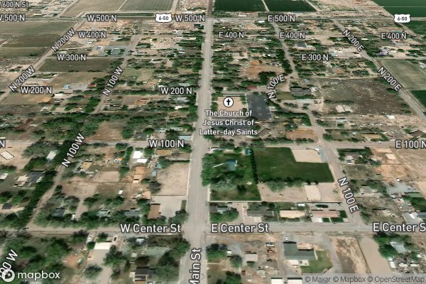 metal roofing installation in Hinckley UT 84635 - Aerial View