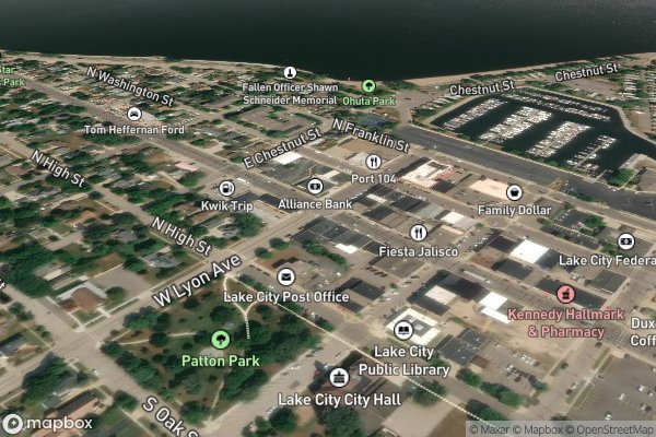 metal roofing installation in Lake City MN 55041 - Aerial View