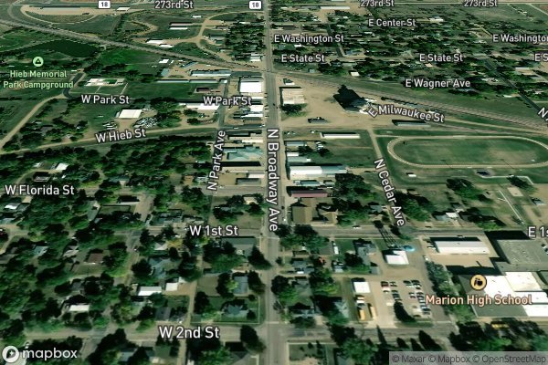 metal roofing installation in Marion SD 57043 - Aerial View