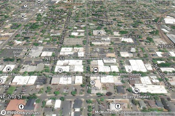 metal roofing installation in Mcminnville OR 97128 - Aerial View