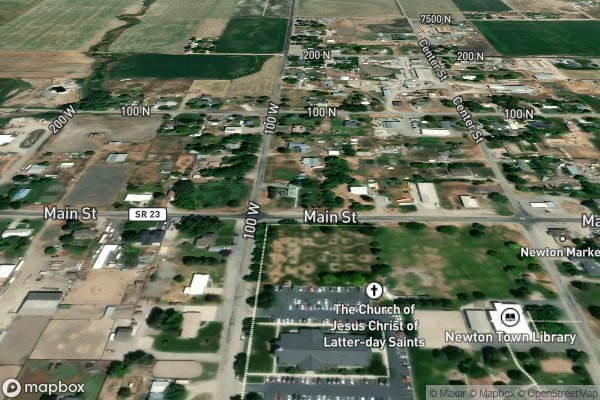 metal roofing installation in Newton UT 84327 - Aerial View