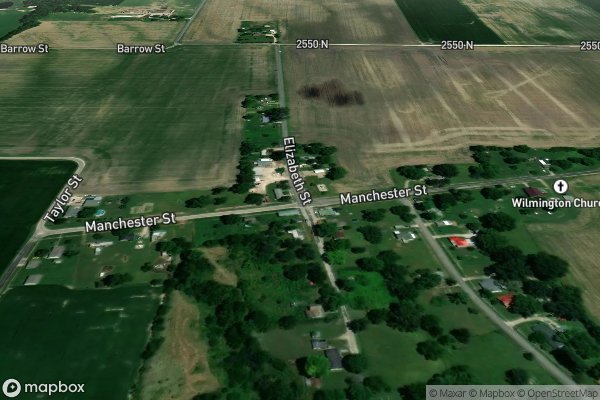 metal roofing installation in Patterson IL 62078 - Aerial View