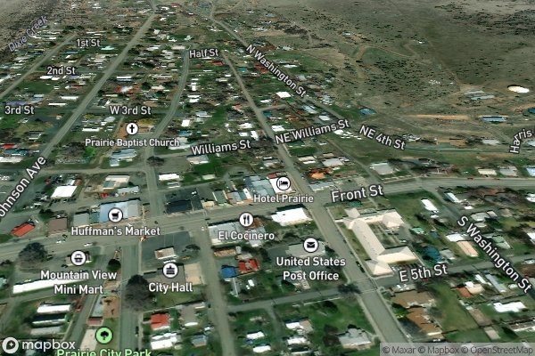 metal roofing installation in Prairie City OR 97869 - Aerial View