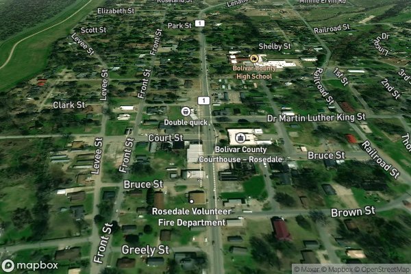 metal roofing installation in Rosedale MS 38769 - Aerial View