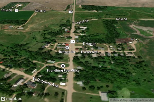 metal roofing installation in Strandburg SD 57265 - Aerial View