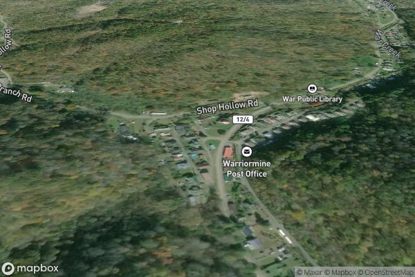 metal roofing installation in Warriormine WV 24894 - Aerial View