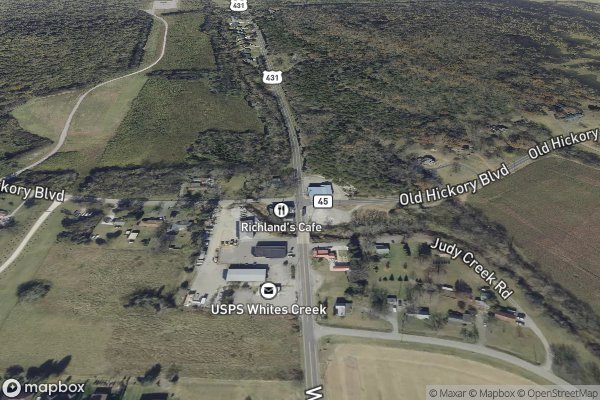 metal roofing installation in Whites Creek TN 37189 - Aerial View